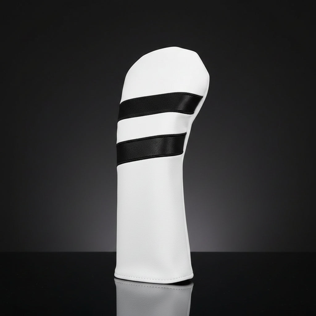 Black/White Driver Head Cover