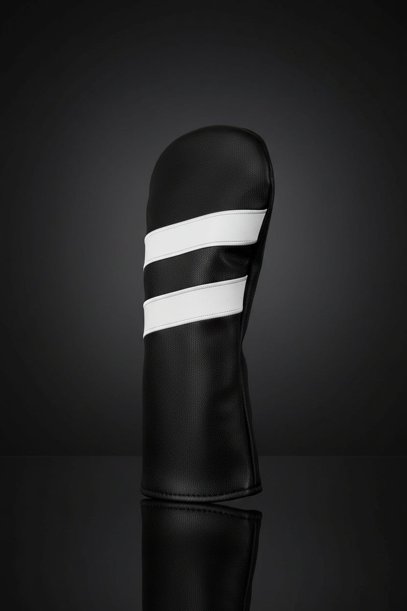 Black/White Driver Head Cover