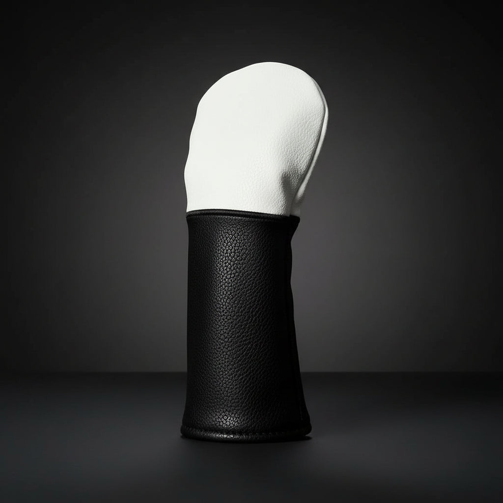 Two-Tone Driver Head Cover - Black and White